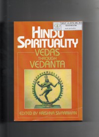 Image of Hindu Spirituality : Vedas Through Vedanta